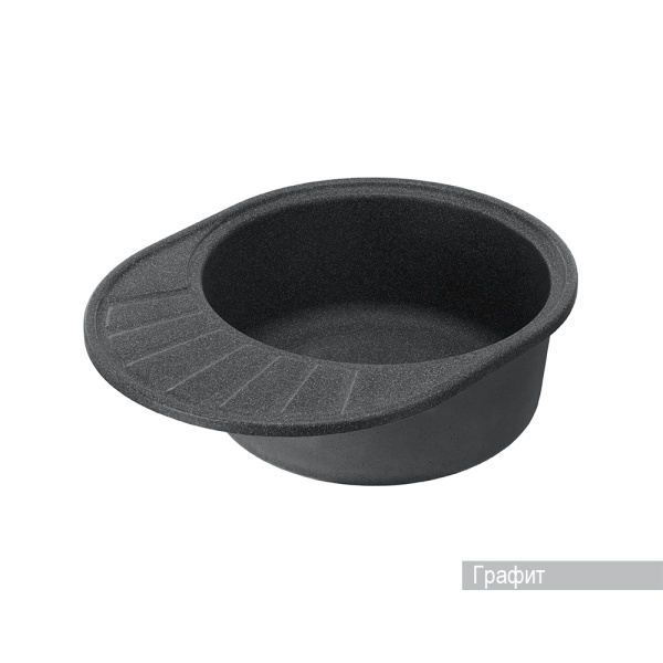 Кухонная мойка Aquaton Чезана 1A711232CS210 графит