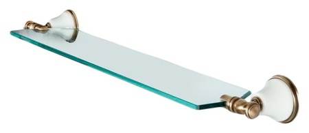 Полка стеклянная Tiffany World TWHA018bi/oro