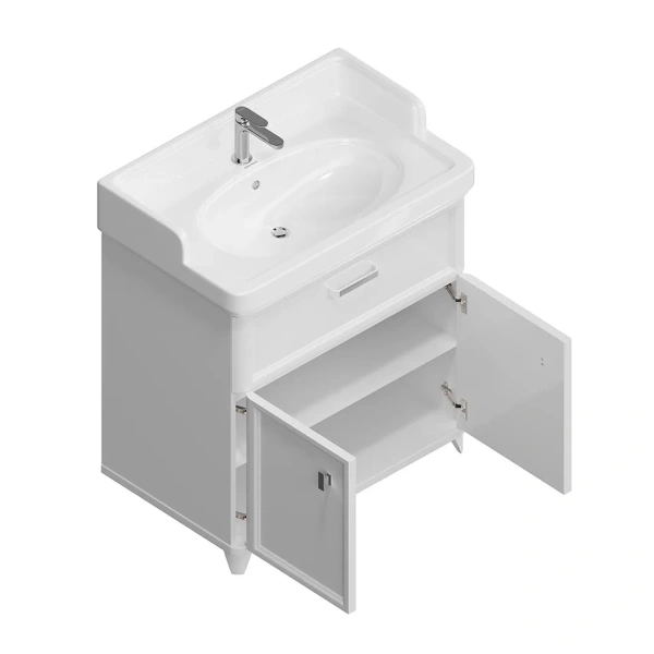 Тумба под раковину Kerama Marazzi Pompei PO.N.80.3\WHT