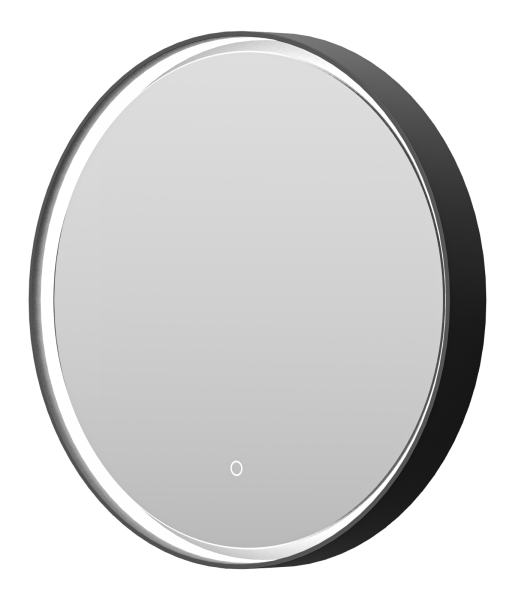 Зеркало (60х60)  Brevita Pluto  PLU-Nim6-060-black