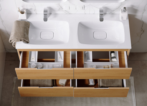 Тумба под раковину Aqwella Accent ACC0112W белая