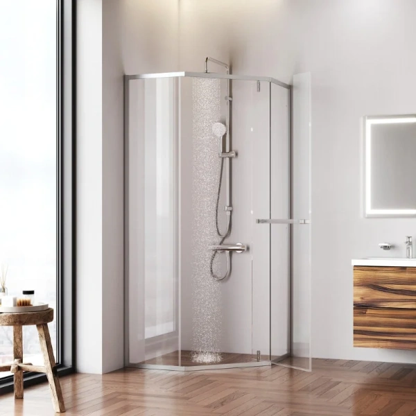 Душевой уголок (90х90) Am.Pm Gem W90G-405-9090-MT хром