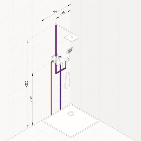 Душевой комплект Kludi Ameo 416720575