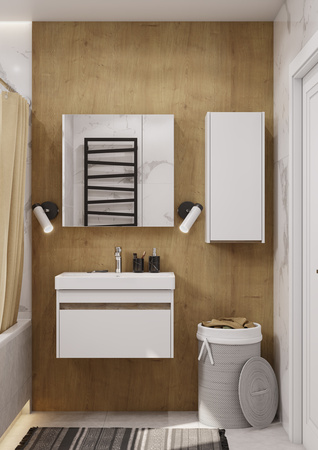 Шкаф подвесной Aquaton Марти 1A270203MY010 белый