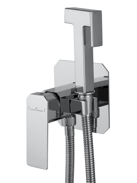 Смеситель с гигиеническим душем встраиваемый WONZON & WOGHAND DIAMOND, хром WW-88829011-CR Смеситель с гигиеническим душем встраиваемый WONZON & WOGHAND DIAMOND, хром WW-88829011-CR