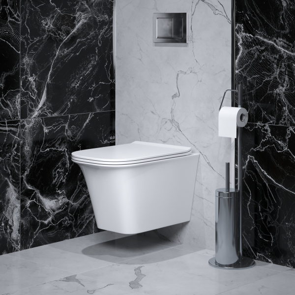 Унитаз подвесной безободковый Grossman Classic GR-4463S с сиденьем микролифт