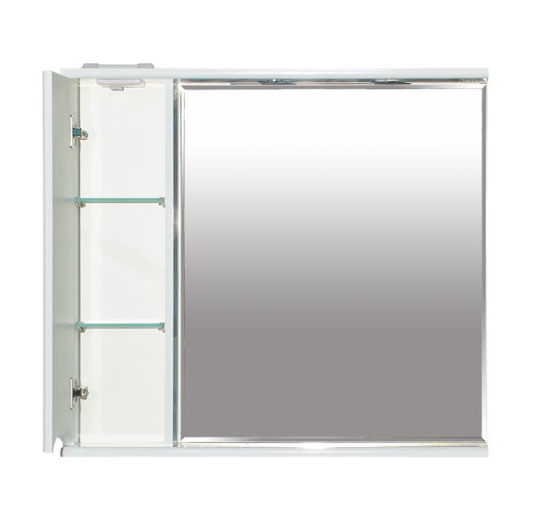 Зеркало-шкаф (83х74) Misty Элвис 85 левый П-Элв-01085-011Л