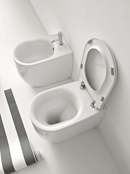 Биде напольное Kerasan Nolita 532001*1 белый