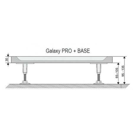 Ножки для душевого поддона Ravak Galaxy Pro XB2J000000N