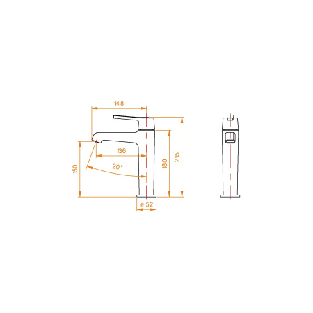 Смеситель для раковины RGW Shower Panels SP-301 511405301-04