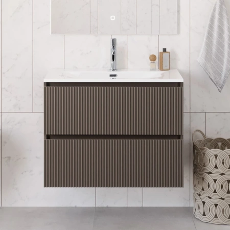 Тумба под раковину 90 BelBagno Uno UNO-900-2C-SO-СO бежевый матовый, без раковины