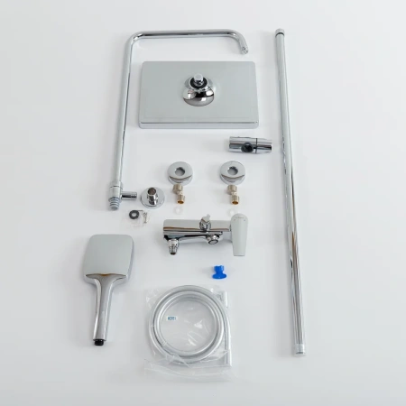 Душевая система с изливом CEZARES Liner  LINER-CVD-01 хром