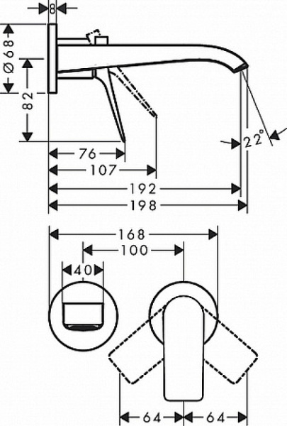 Смеситель для раковины Hansgrohe Vivenis 75050700