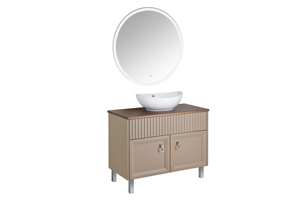 Тумба под раковину ASB-Woodline   Риола 100  12410 (бежевый)