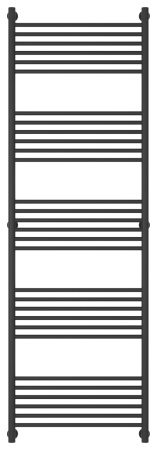 Полотенцесушитель Водяной Прямая Сунержа Богема + (190х60) Темный Титан Муар 15-0220-1960