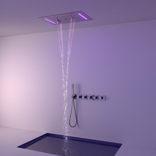 Душевая система встроенная с термостатом Timo Petruma черный SX-5229/03SM Душевая система встроенная с термостатом Timo Petruma черный SX-5229/03SM