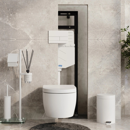 Инсталляция для подвесного унитаза WasserKraft Alme 15TLT.010.ME.WM04