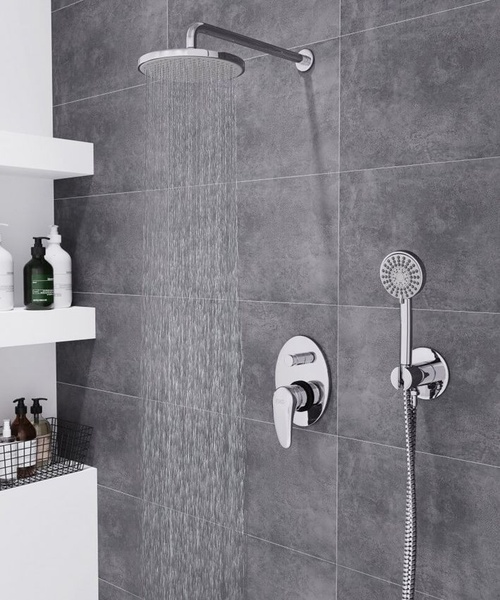 Кронштейн для верхнего душа 23 см Hansgrohe 27412000 хром