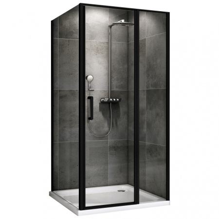 Душевой уголок (110х90) ABBER Sonnenstrand AG04110BS-S90B черный