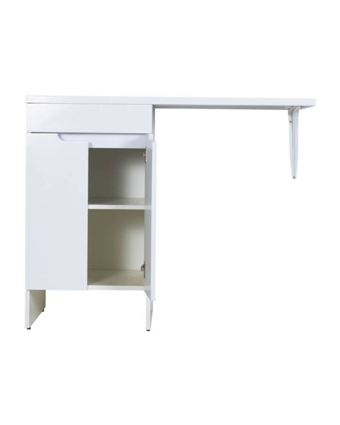 Тумба напольная с левой раковиной 120 см под стиральную машину Orange Sistema STD-120TUW+RAL  белый