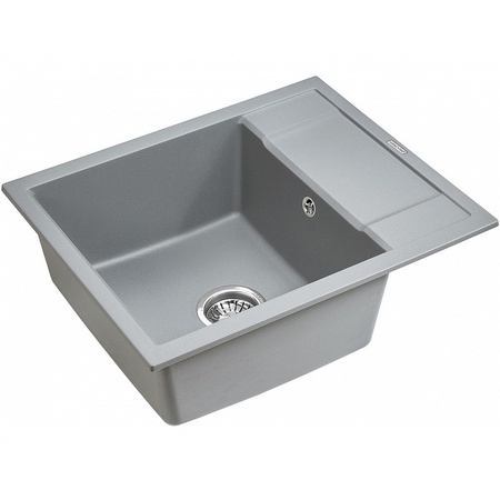 Кухонная мойка Paulmark  Flugen PM216050-GRM серый металлик