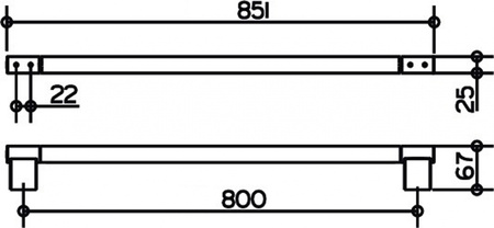 Полотенцедержатель Keuco Plan 14901370800