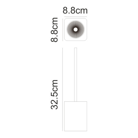 Ершик для унитаза WasserKRAFT Ems K-1627