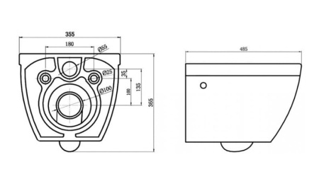 Унитаз подвесной BelBagno Cento-R BB509CH