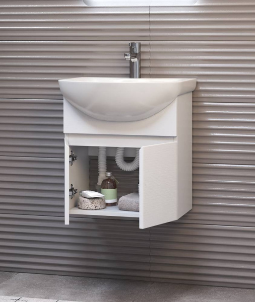 Тумба под раковину подвесная VIGO Wing 50 tp.WIN.BAL.50.2D белый