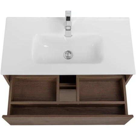 Тумба под раковину BelBagno Kraft 80 KRAFT39-800/390-2C-PIA-RT Rovere Tabacco