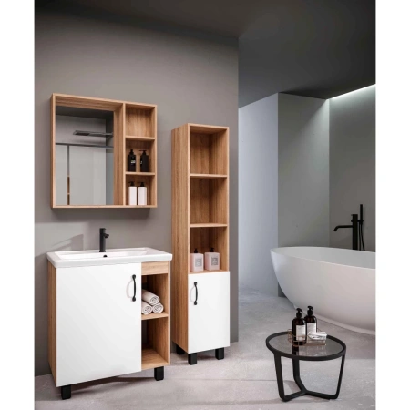 Зеркало (72х77) Grossman Флай 207001  универсальное дуб сонома