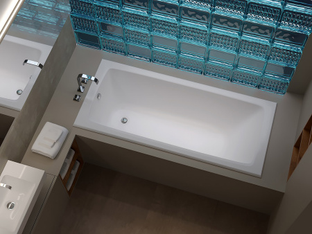 Чугунная ванна Wotte Vector 170 x 75 см, (Vector 1700x750), белая