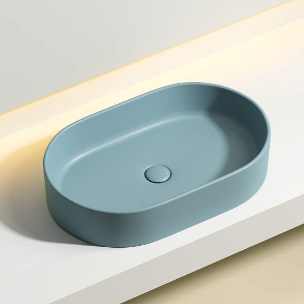 Раковина накладная (60,8х38,5) Ceramica Nova ELEMENT CN6048MLG