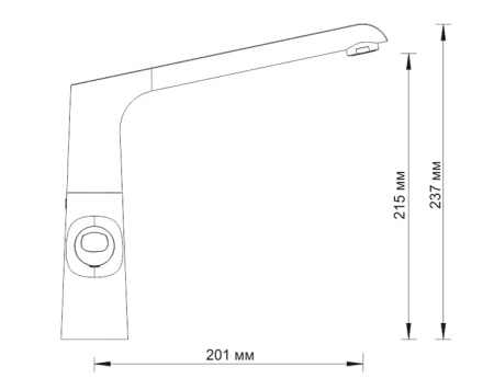 Смеситель для кухни WasserKRAFT Lossa 1207
