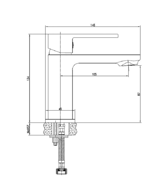 Смеситель для раковины Cersanit SMART 63047