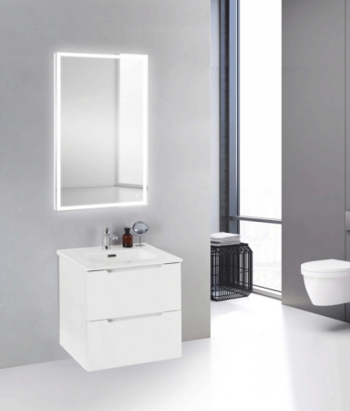 База под раковину подвесная BelBagno ETNA39-600/390-2C-SO-BL-P Bianco Lucido