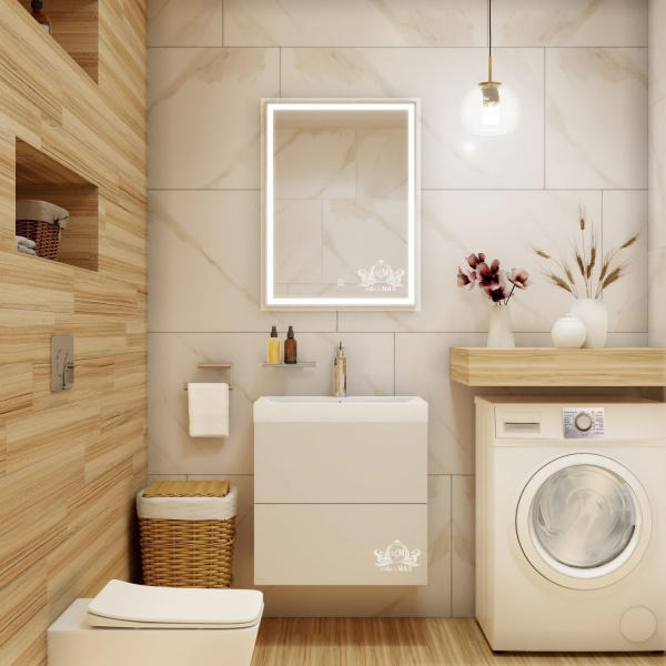 Зеркало с подсветкой Art&Max MONZA AM-Mon-600-800-DS-F