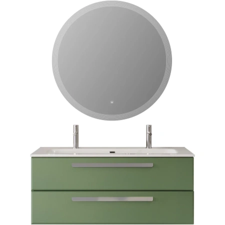 Тумба под раковину Cezares ECO-CER-N-1200-2C-SO-PS-P Фисташковый софт без ручек