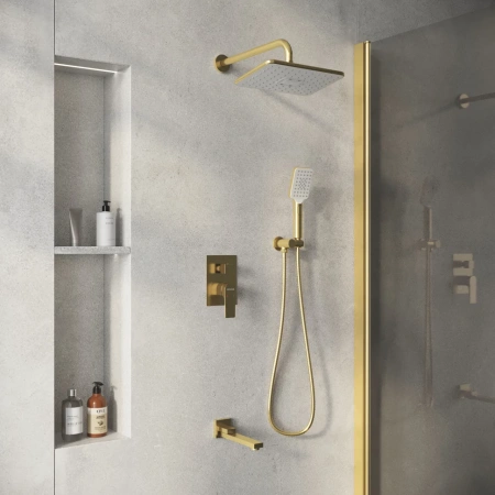 Душевая система скрытого монтажа Grossman Classic 501.K35.04.320 золото сатин