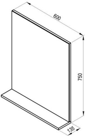 Зеркало Ravak Rosa II 60 X000000932