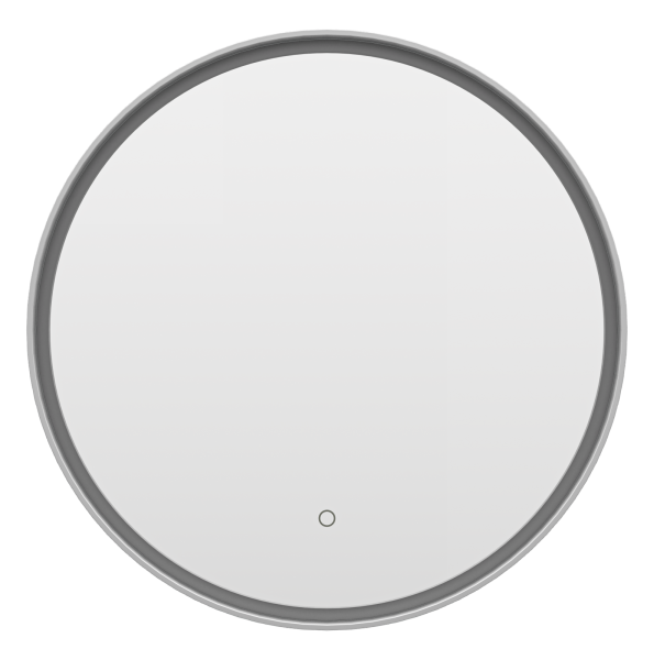 Зеркало (60х60)  Brevita Pluto  PLU-Nim6-060-platinum