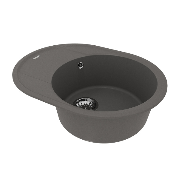 Кухонная мойка Lemark LACHA 620 серый шёлк 9910053