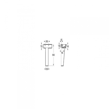 Пьедестал для раковины Roca Hall 337620000