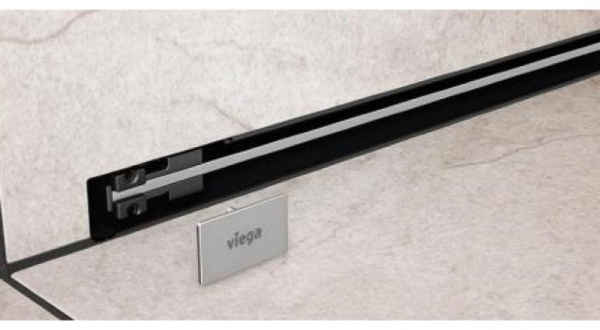 Решетка для встраиваемого в стену лотка 1200 мм хромированная Advantix Vario Visign SR2 4967.30 Viega 736576