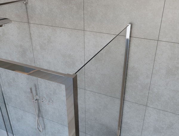 Душевой уголок Vincea  Garda VSR-1G21020CH (200х100)  хром, стекло шиншилла