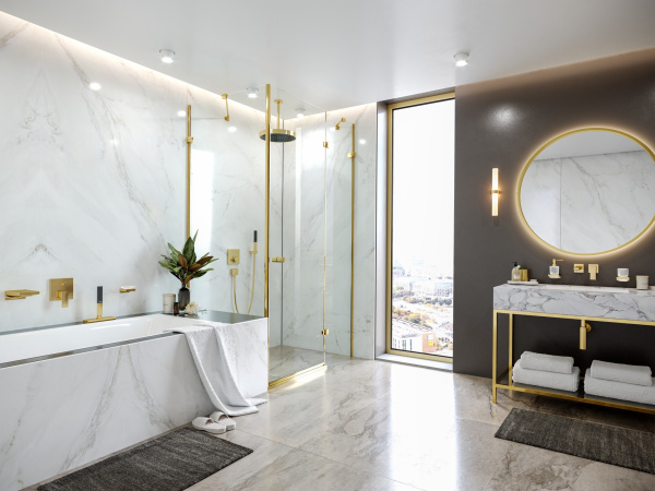 Стакан для зубных щеток Hansgrohe AddStoris 41749990 полированное золото