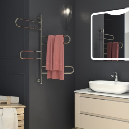 Полотенцесушитель электрический Cунержа Парео (597х535) матовая шампань 022-0823-0567