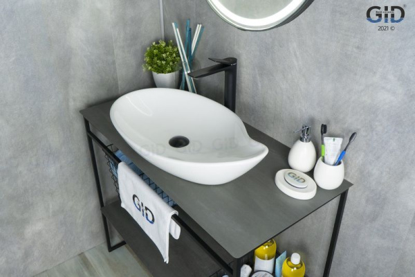 Раковина накладная (65х38) Gid N9052