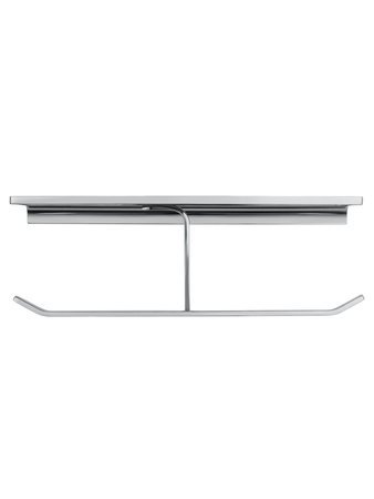 Двойной держатель для туалетной бумаги с полкой WONZON & WOGHAND ECLIPSE, хром WW-9156