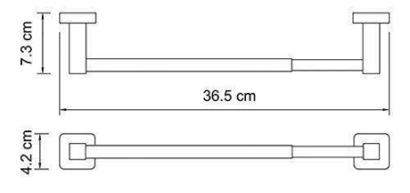 Держатель бумажных полотенец WasserKRAFT Lippe K-6591